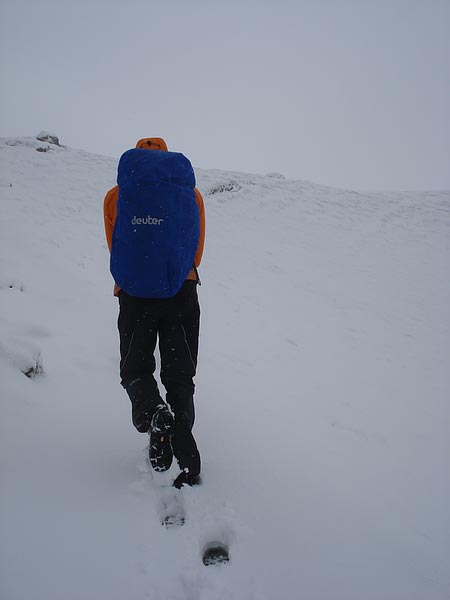 Neuschnee am Eiger Trail