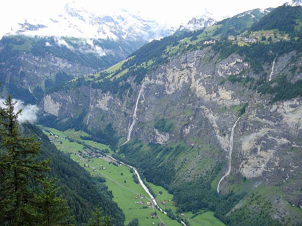 Blick in Lauterbrunnental