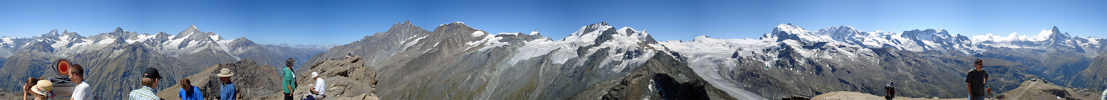 Panorama vom Oberrothorn