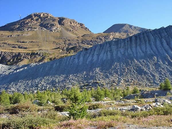 Gletschermoräne und Unterrothorn