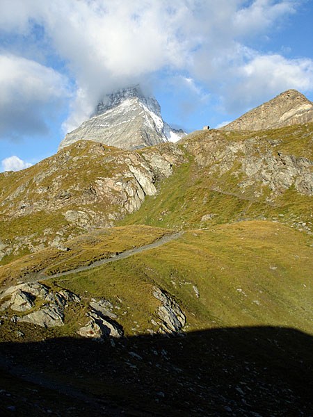 Blick zum Matterhorn vom Schwarsee