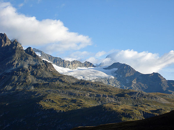 Blick zum Rothorngletscher