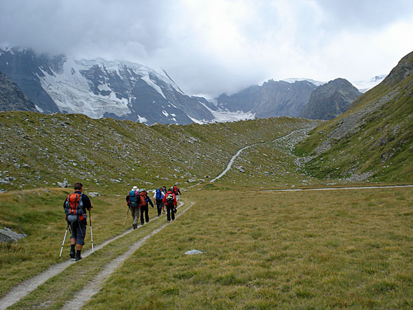 Gletschermoräne des Zmuttgletschers