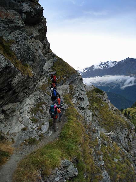 Abstieg nach Zermatt