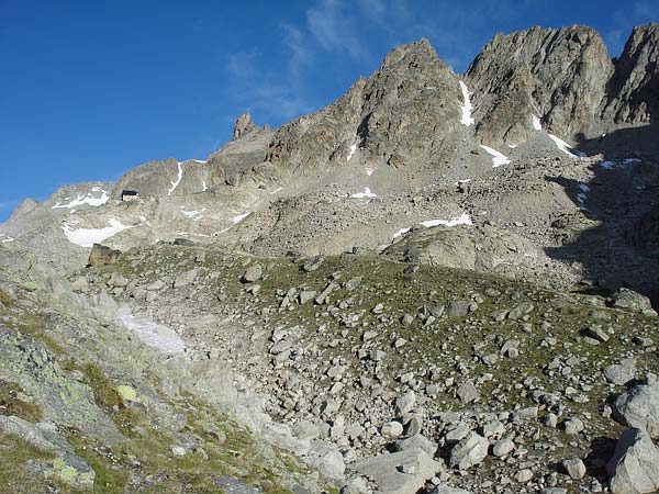 Blick zur Cabane d'Orny