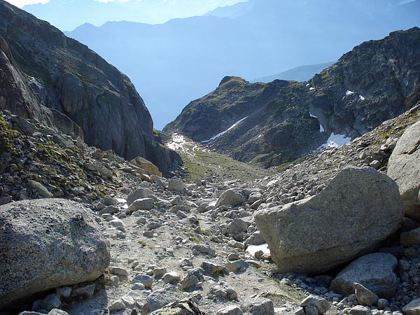 Abstieg nach Champex