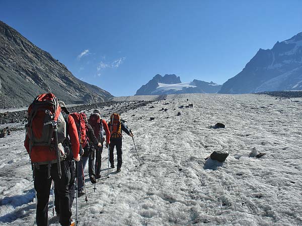 Auf dem Glacier d'Otemma