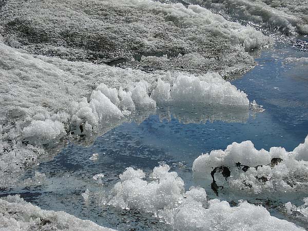 Schmelzwassertümpel