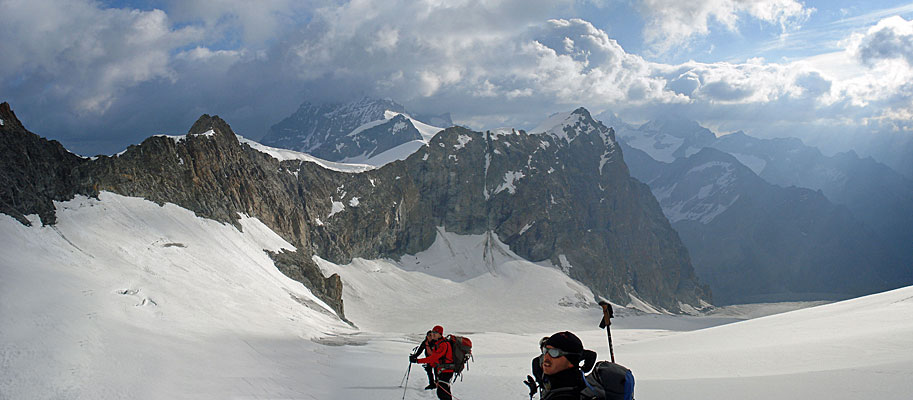 Auf dem Stockjigletscher