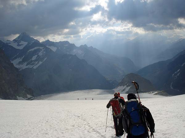 Auf dem Stockjigletscher