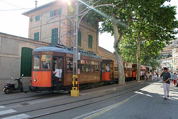 Alte Strassenbahn in Port de Sóller