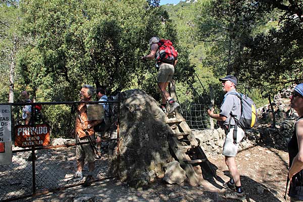 Eingang zum Grundstück der Finca de Comafreda