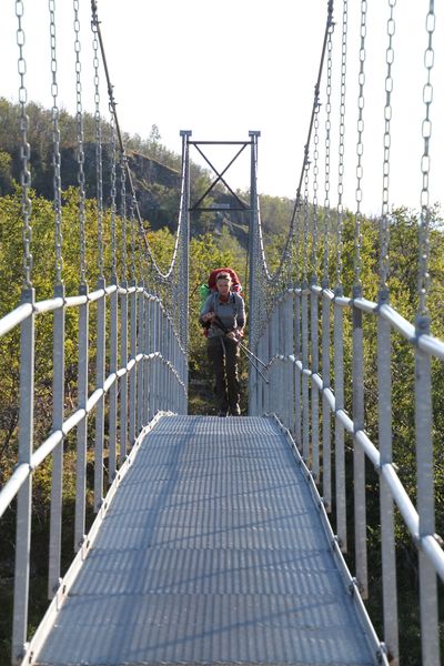 Brücke über dem Kamajåkka