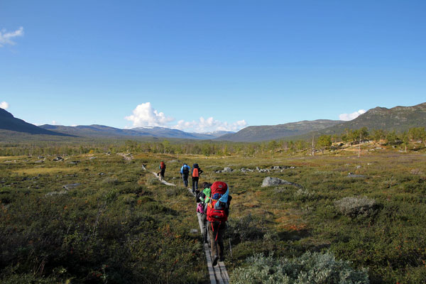 Unterwegs auf dem Kungsleden