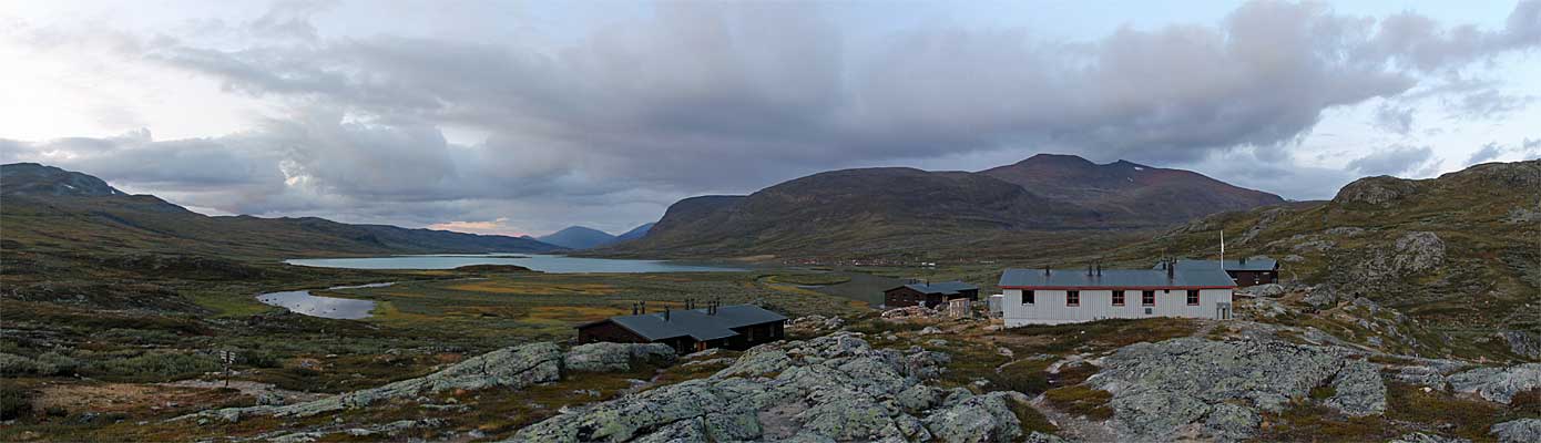 Abendstimmung an der Alesjaure-Hütte