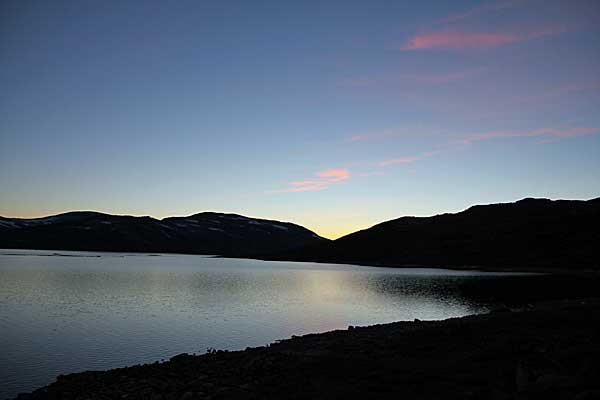 Abendstimmung am Gautelisvatnet