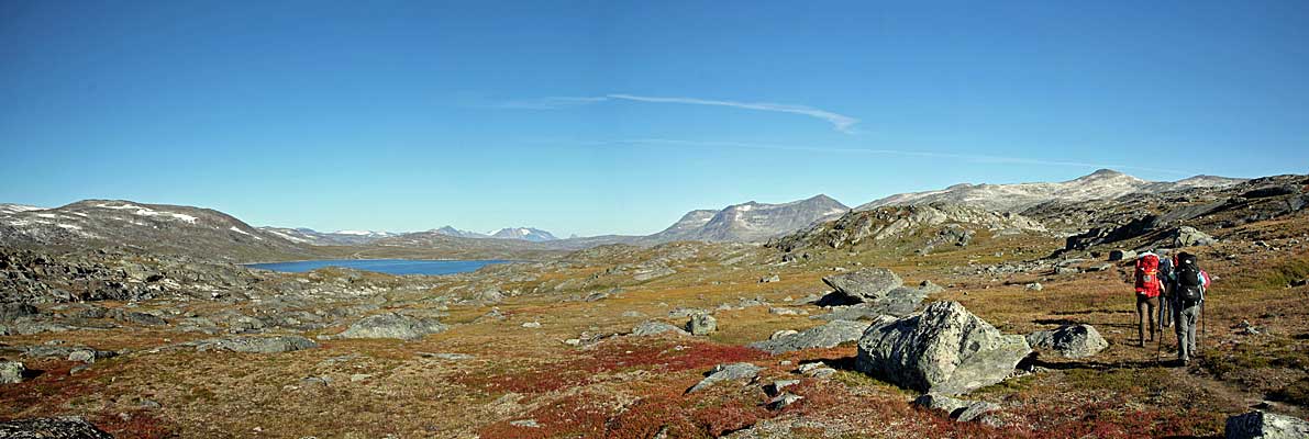 Auf dem Plateau westlich des Várdahančohkka