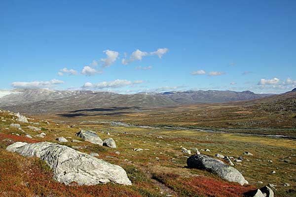 Blick zur Stuorjalga-Ebene