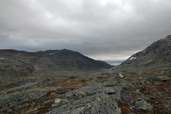 Blick zurück zum Oallačohkka