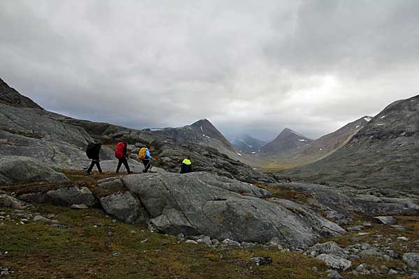 Abstieg ins Hunddalen