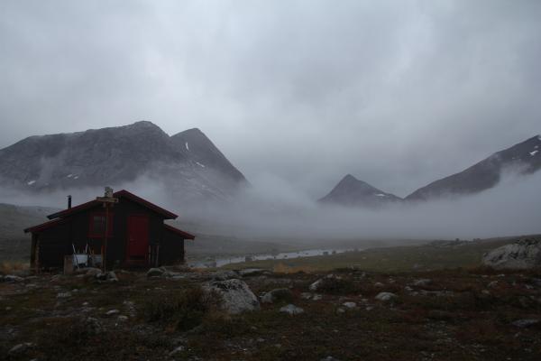 Morgenstimmungan der Hunddalshytta