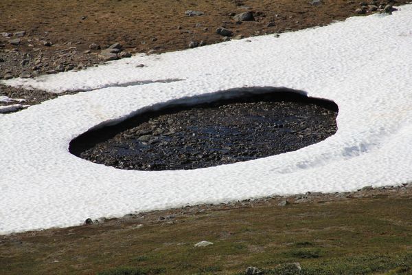 Schneefeld im Bierikdalen