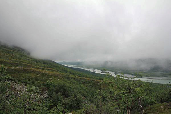 Morgennebel über dem Rapadalen