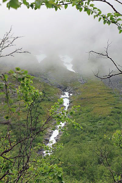 Bach vom Skårki-Gletscher