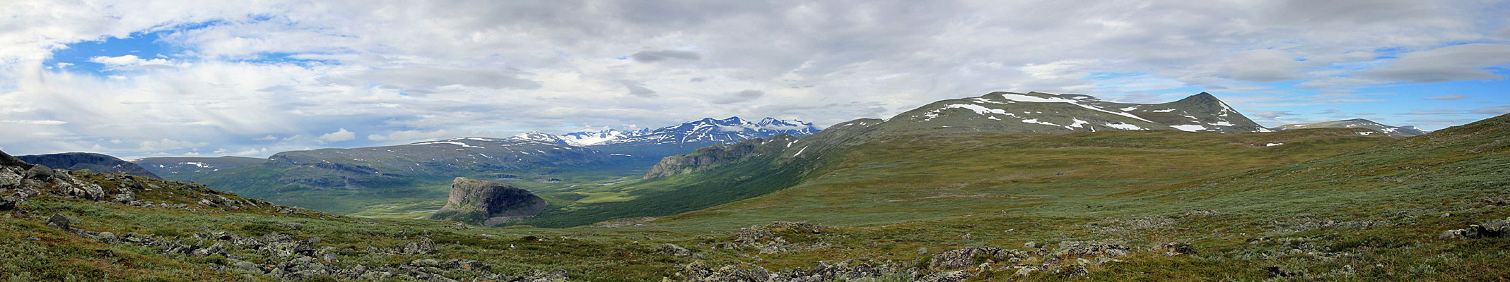 Blick über die Tjasskávárásj-Ebene