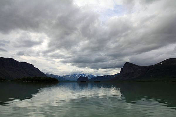 Blick ins Rapadalen vom Laitaure