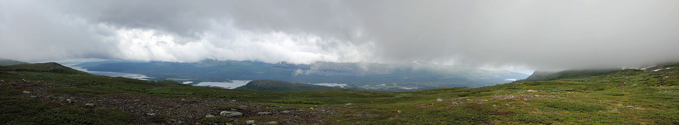 Panorama auf Höhe des Rittaknammásj