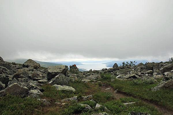 Blick zurück zum Tjaktjajaure