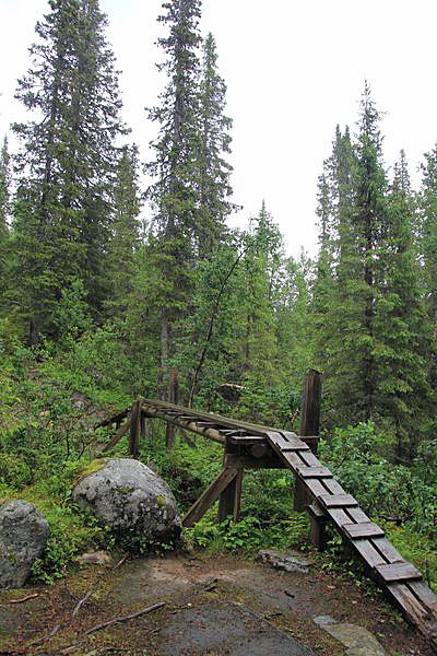 Brücke über den Gállakjåhkå