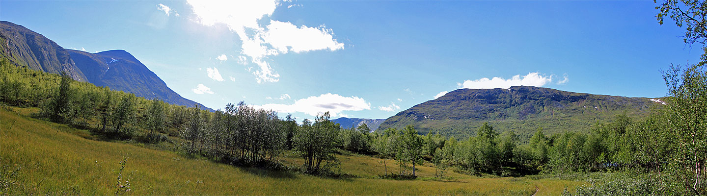 I Tarradalen kurz vor Såmmarlappa