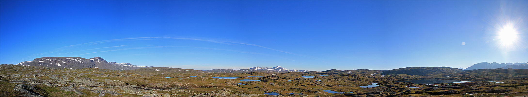 Panorama nahe des Gårråjávrátja-Sees