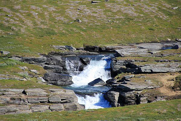 Wasserfall des Råtokjåkkå