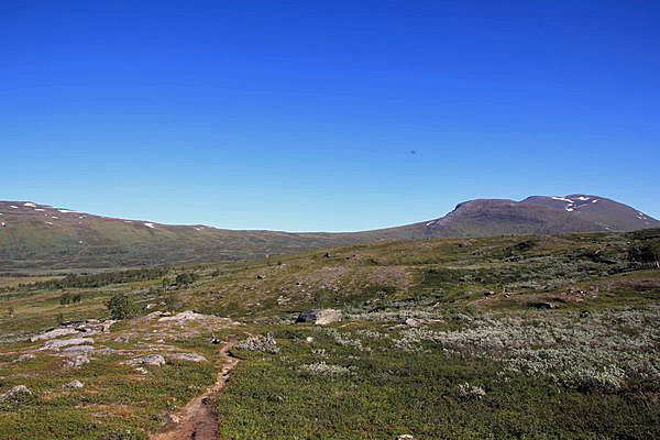 Blick zum Pårka-Pass