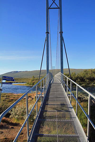 Brücke über den Vidjáguojkka