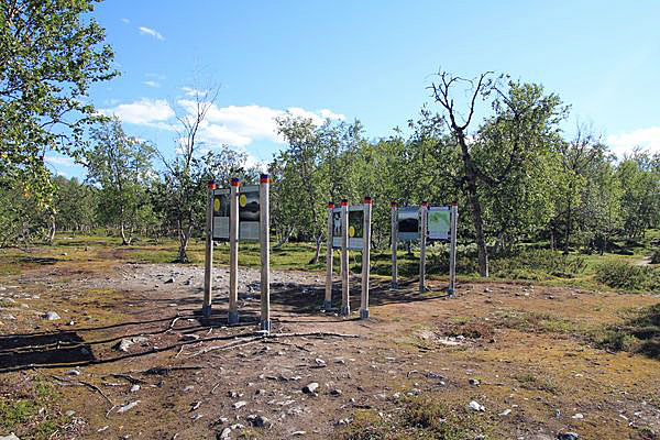 Schilder am Treparksmötet