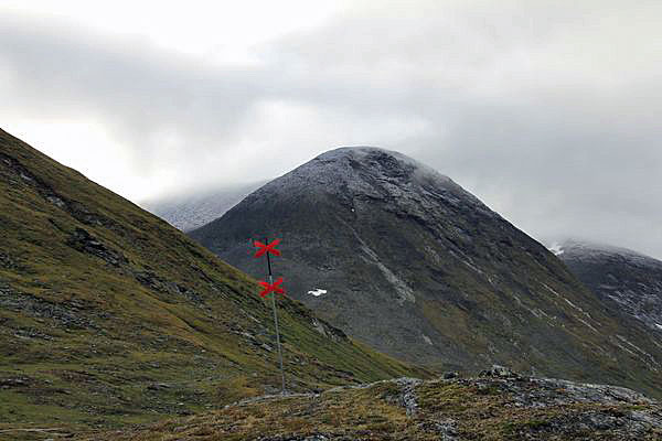 Erster Schnee am Tjäktjapass