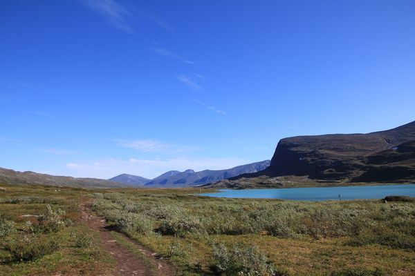 Kungsleden am Alisjávri