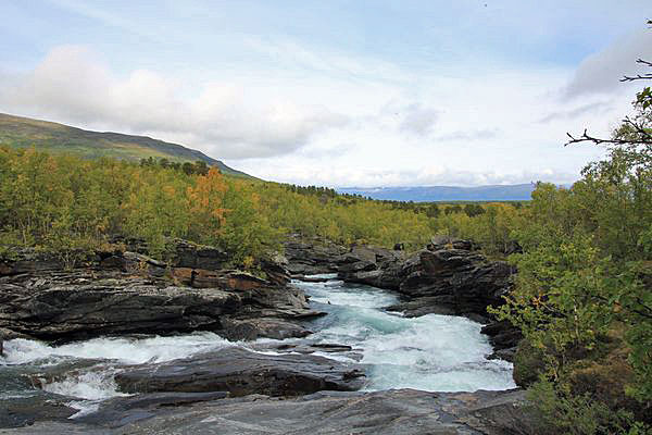 Schlucht des Abiskojåkka