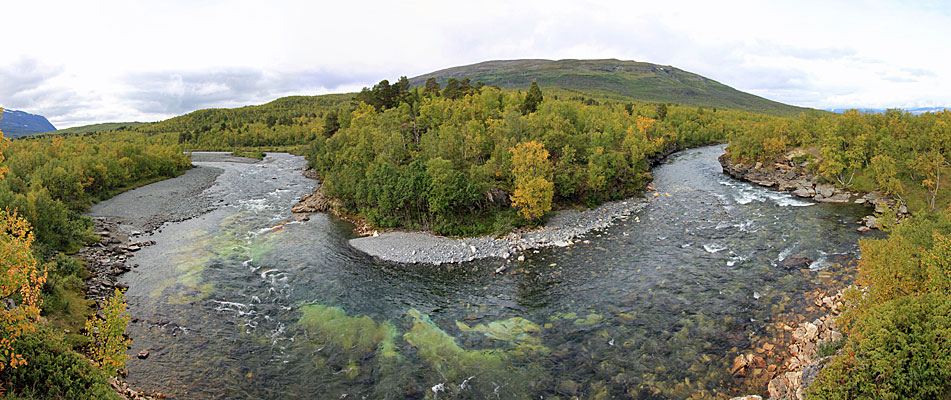 Abiskojåkka am Marmorbottet