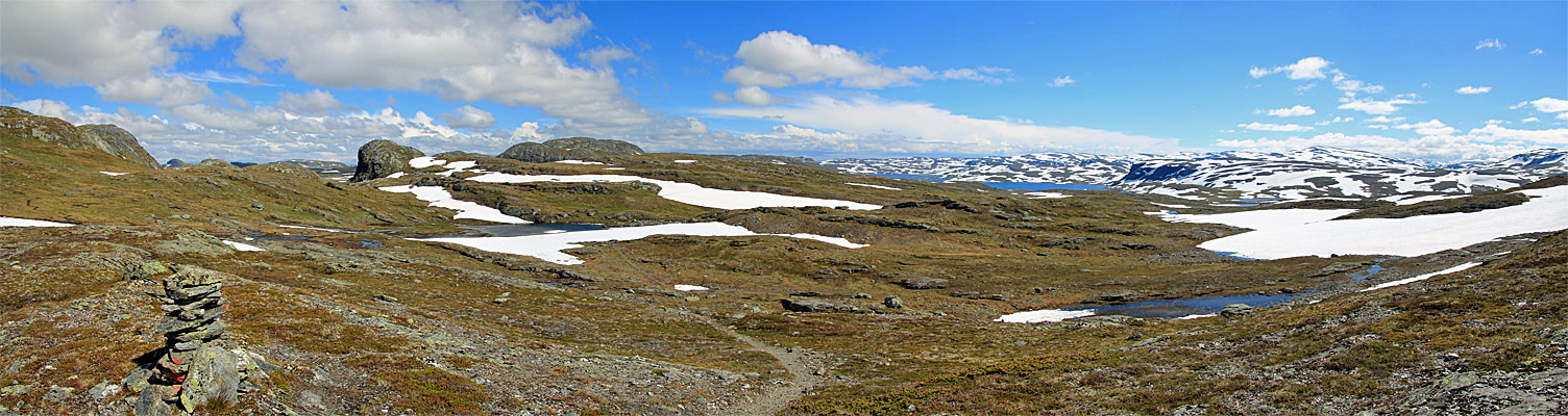 Blick zum Skadvassnuten