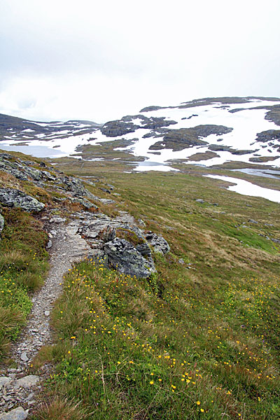 Blick zurück zum Grøndalsvatnet