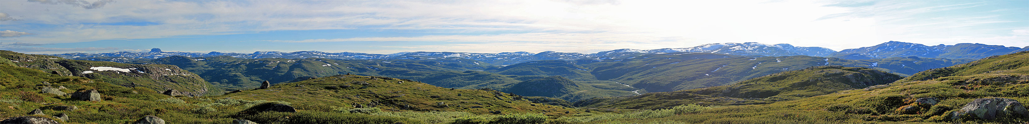 Panorama vom Fusse des Skrubbhamrane