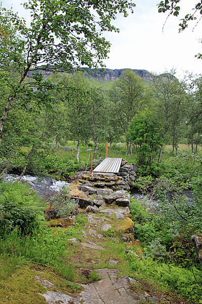 Brücke über die Isdølo