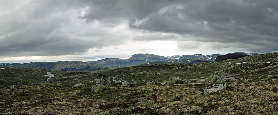 Blick zum Luranuten und Rembesdalskåka