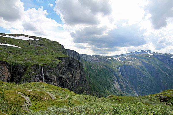 Steilwand des Simadalen