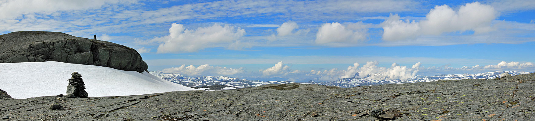 Blick vom Dyrhaugane